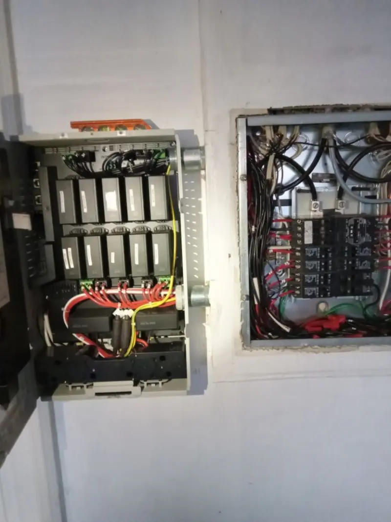 Electrical panel upgrade completed for Indoor Lighting Installation in Durham